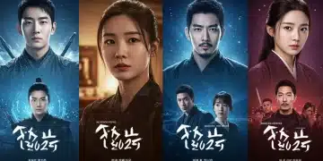 Dynamic collage of top 2025 Asian dramas showcasing diverse genres and groundbreaking storytelling.