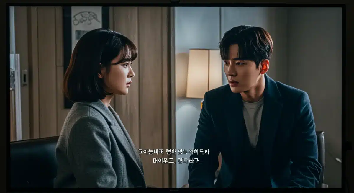 Intense scene from a new K-drama set to premiere in March 2025