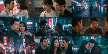 Vibrant collage showcasing diverse Taiwanese drama genres in 2025, including romance, fantasy, and thrillers, appealing to US audiences.