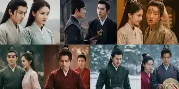 Collage of six popular Chinese drama series from Q1 2025, highlighting key characters and settings.