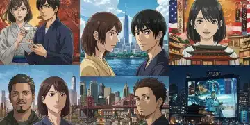 Collage of top J-Dramas from early 2025 captivating US audiences