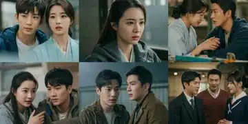 Dynamic collage of top 3 Asian dramas from early 2026, highlighting diverse characters and memorable scenes.