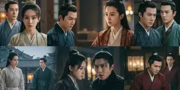 C-Drama Review: Top Storylines & Production Quality Dynamic collage of top C-dramas from recent months, highlighting diverse genres and high production value.