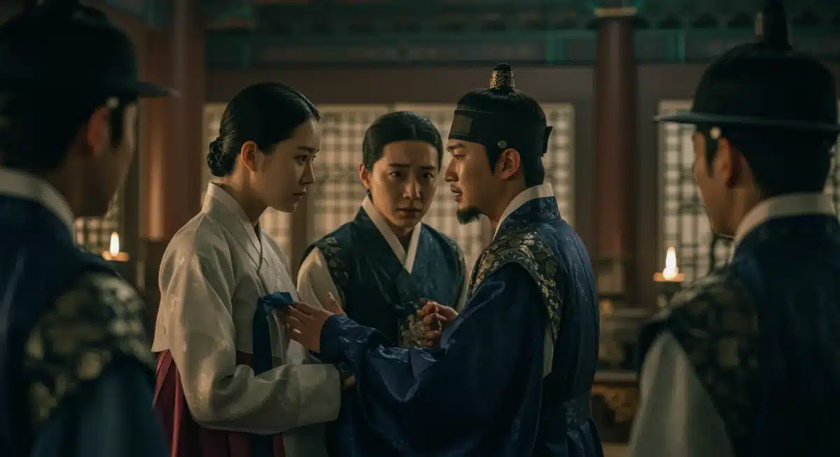 Historical K-Drama pilot episode intense scene