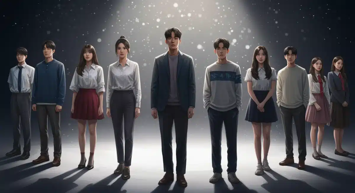Next generation K-drama stars on a brightly lit stage
